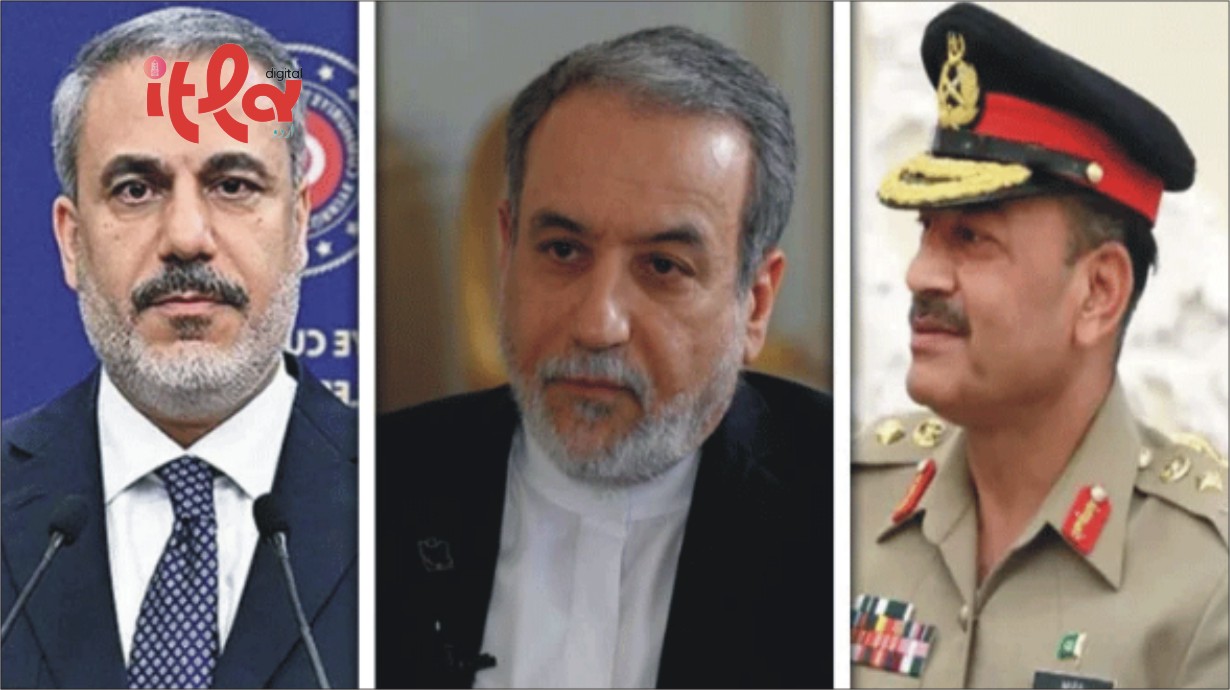 ترک وزیر خارجہ اور فیلڈ مارشل سے ایرانی وزیرخارجہ عباس عراقچی کے بیک ٹو بیک رابطے