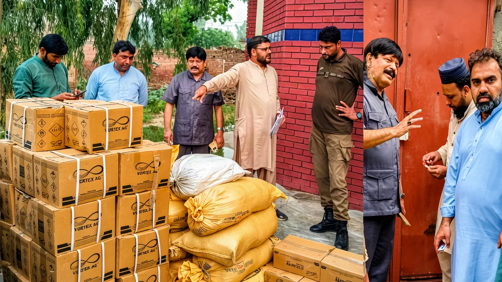 فیصل آباد میں چھاپہ، 2 کروڑ 25 لاکھ روپے مالیت کی غیر معیاری زرعی ادویات برآمد