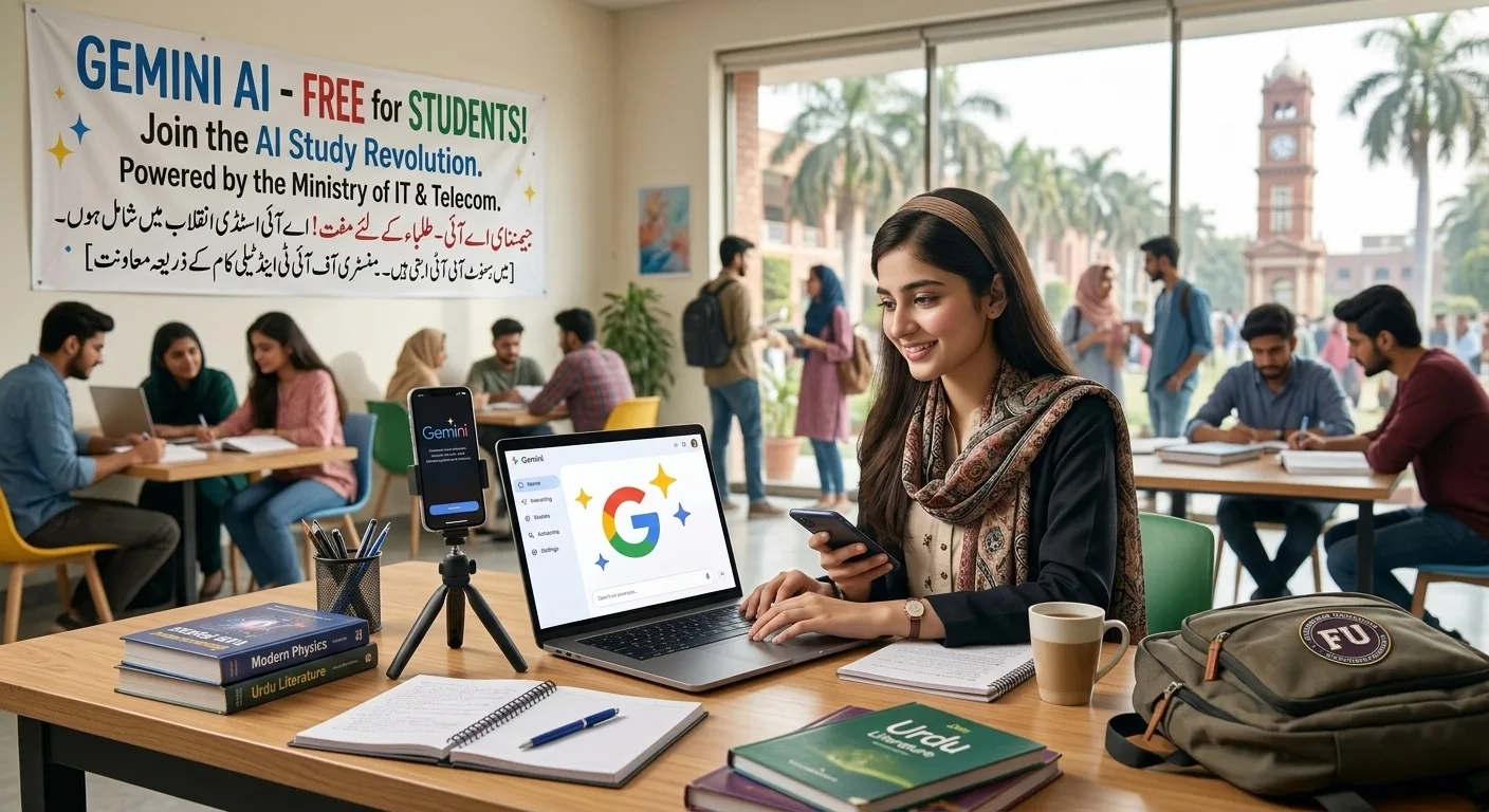 پاکستانی طلبہ کے لیے گوگل جیمنائی کی ایک سالہ مفت سبسکرپشن، اپلائی کرنے کا طریقہ
